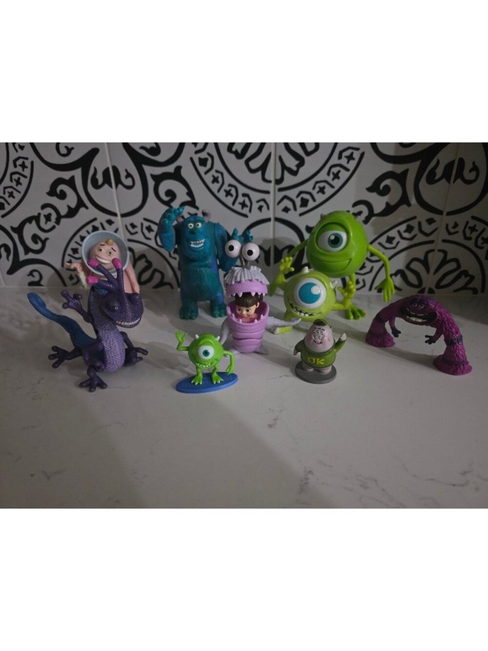 Disney lot of 9 Disney Pixar Monsters Inc Figures